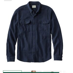 L.L. Bean Midnight Blue Button-Up Shirt